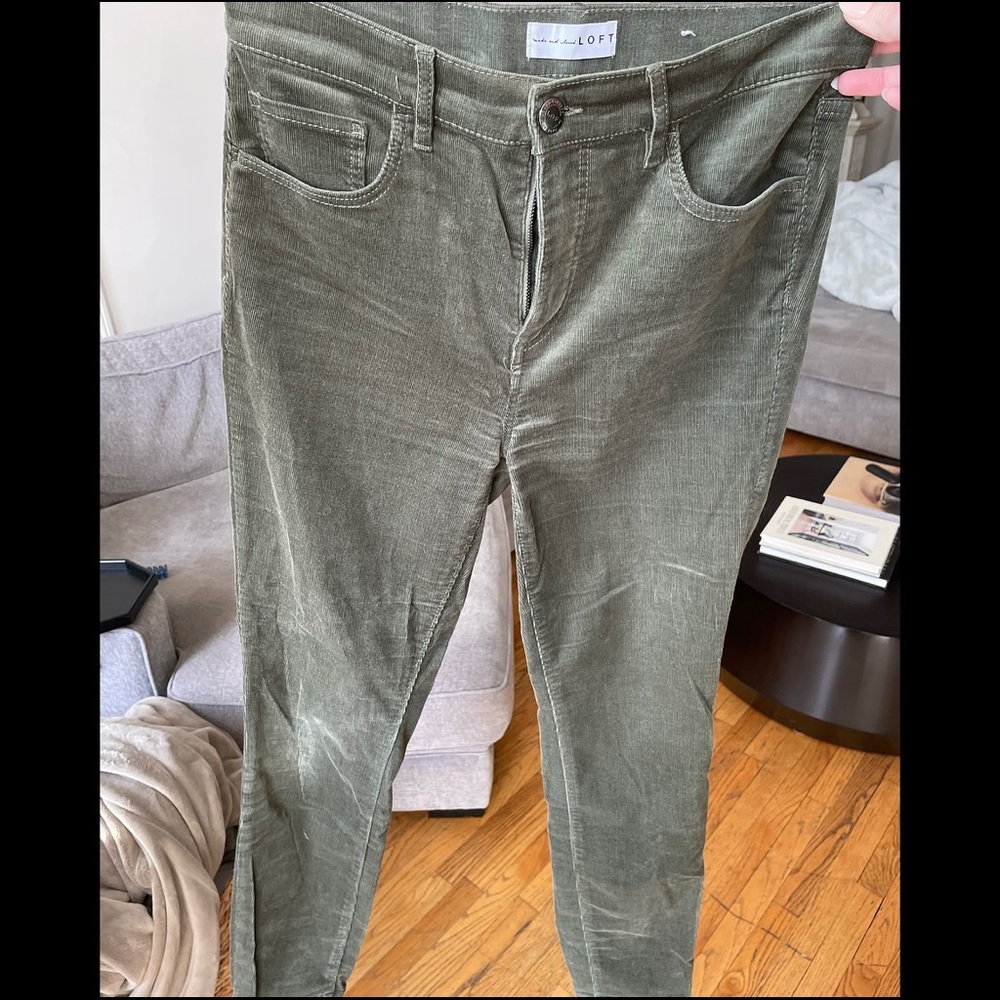 Loft high waisted corduroy pants - skinny